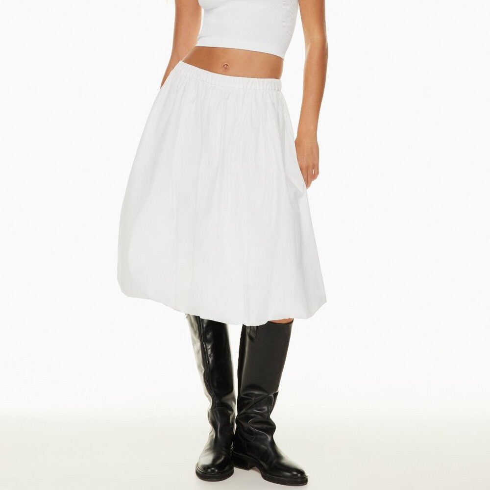 NWT ARITZIA Sunday Best Bubbly Skirt XS White